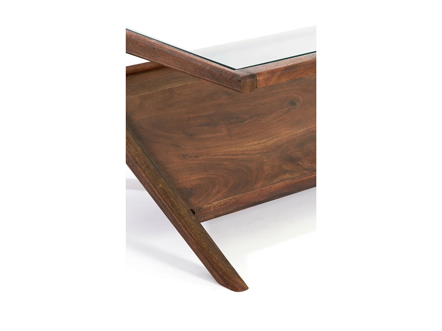 Couchtisch YUKI - 112x70x41cm - Braun