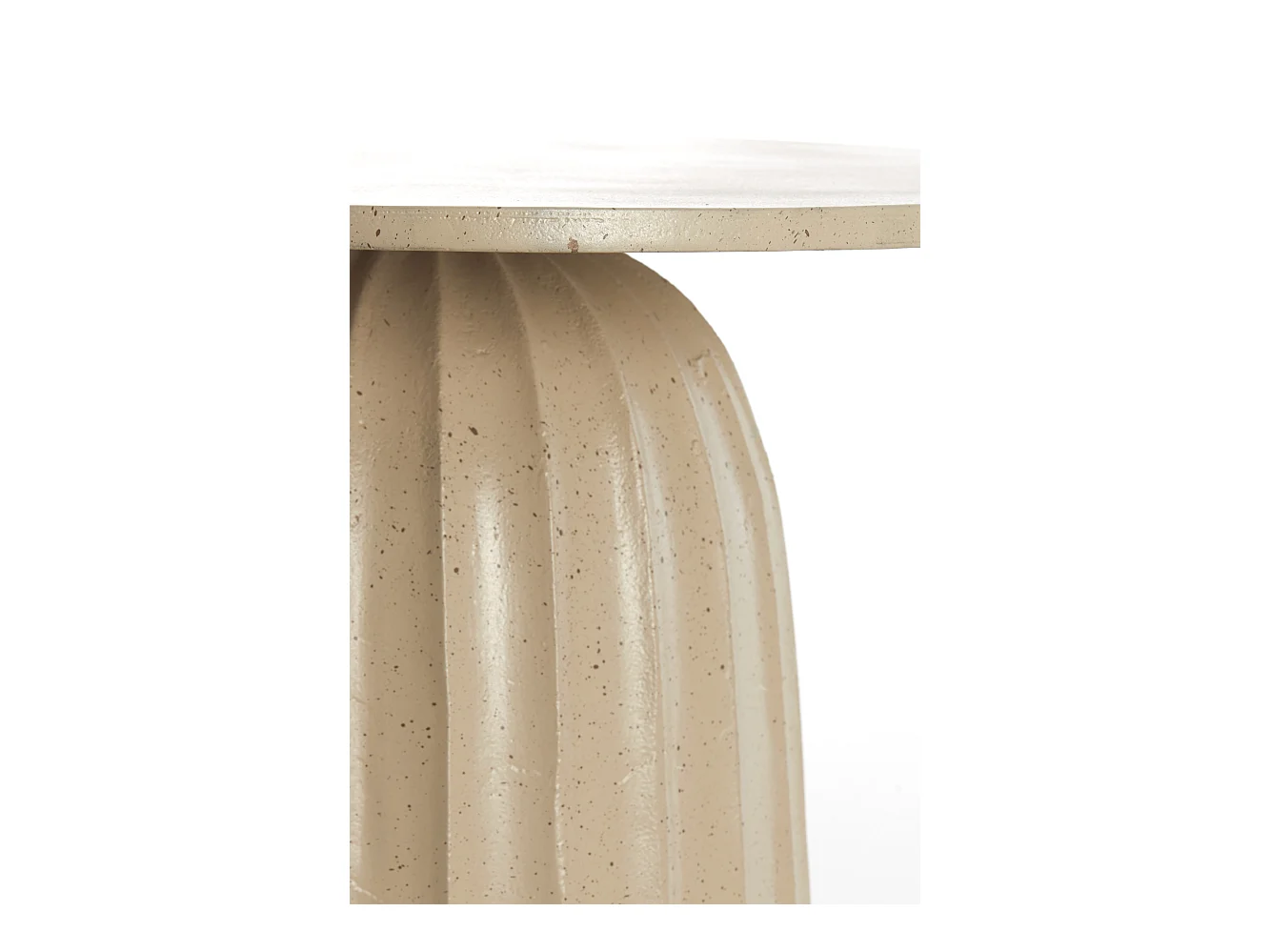 Table d'appoint VEGLIA - Ø60x38cm - Marron