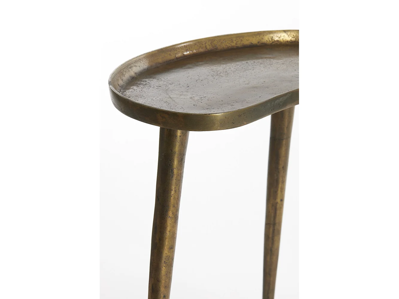 Bijzettafel LIENZ - 53x30x48cm - Brons