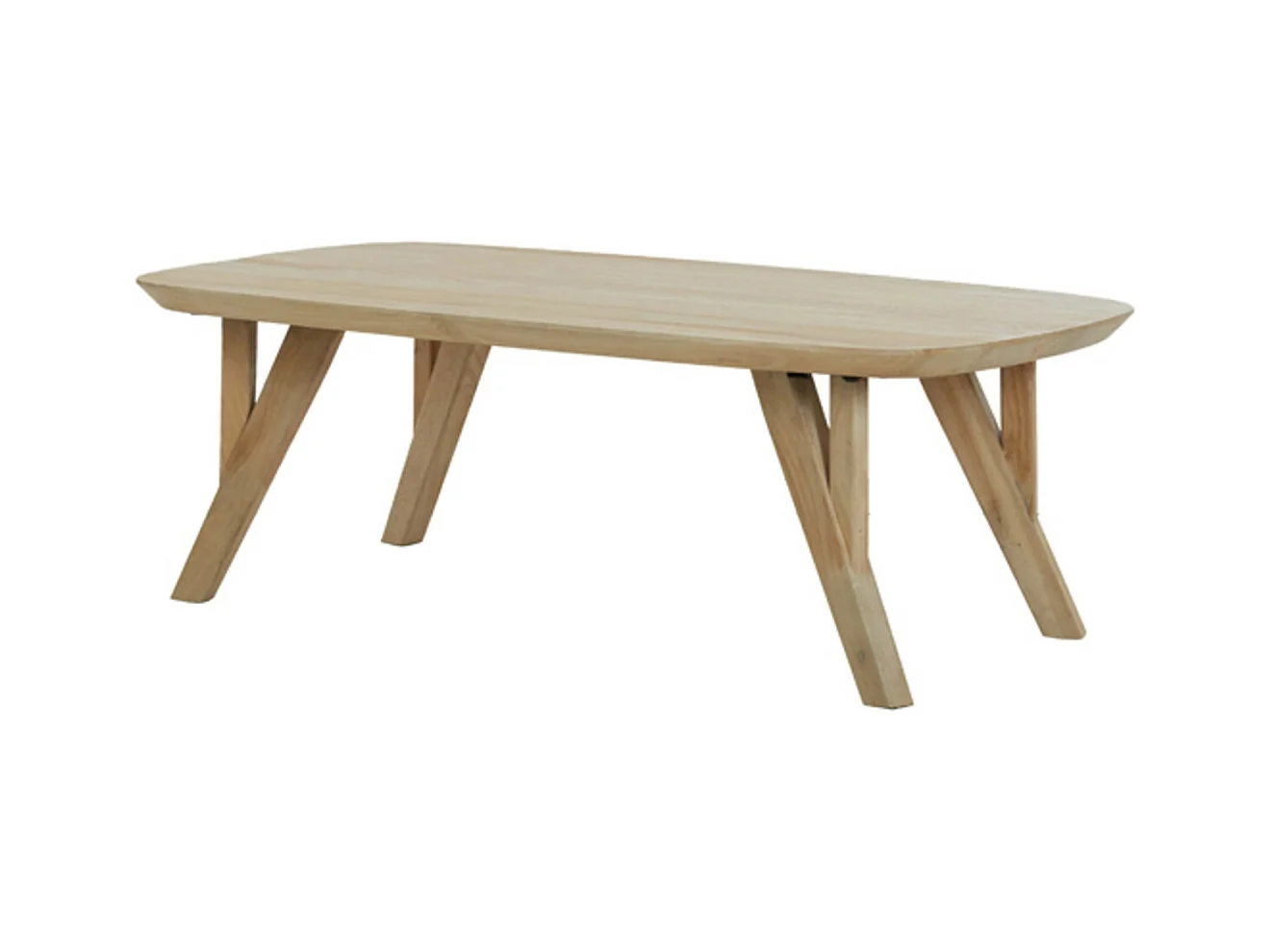 Table basse QUENZA - 120x65x40cm - Marron