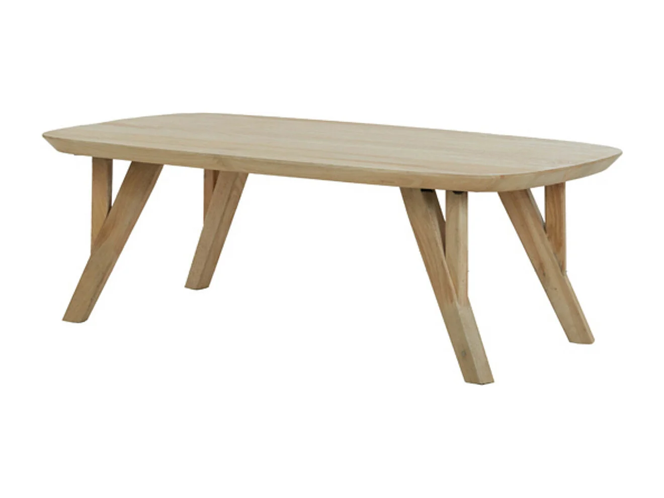 Table basse QUENZA - 120x65x40cm - Marron