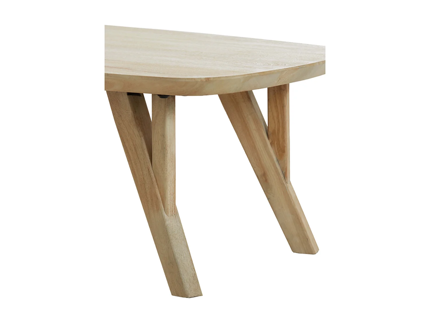 Table basse QUENZA - 120x65x40cm - Marron