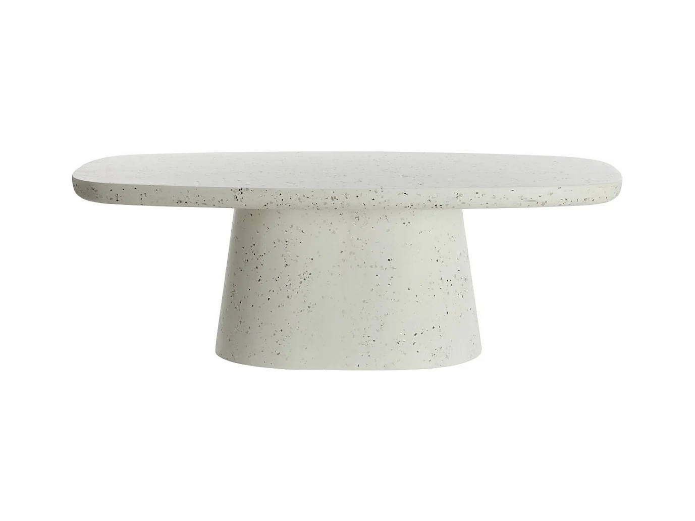 Table basse HAMURA - 120x70x42cm - Blanc