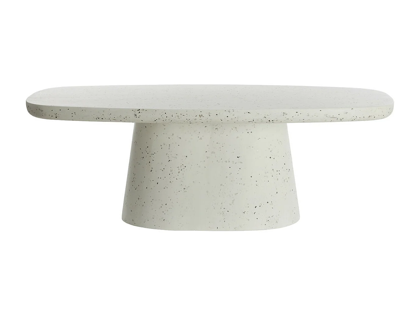 Table basse HAMURA - 120x70x42cm - Blanc