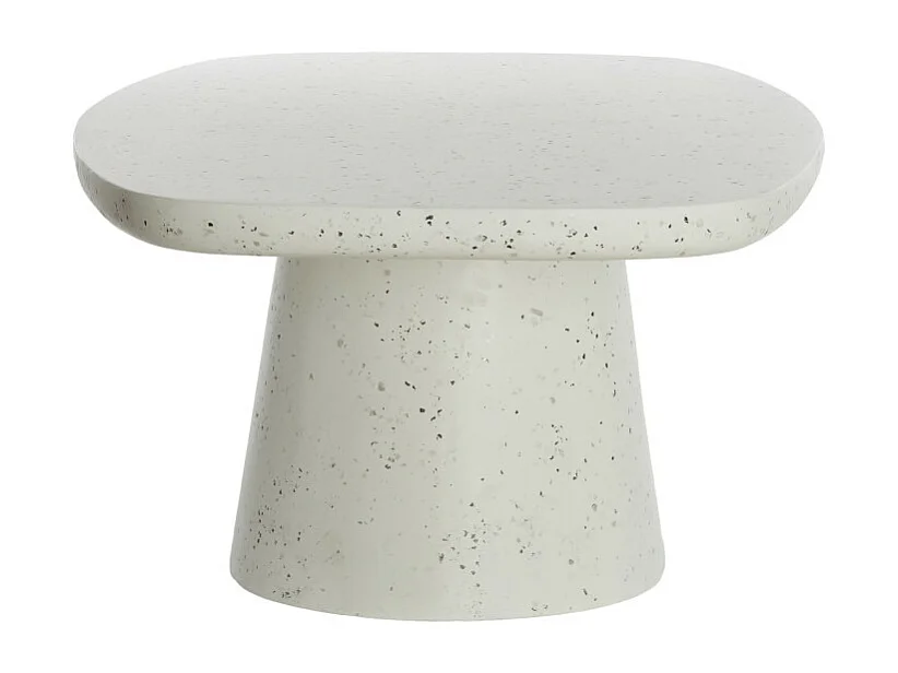 Table basse HAMURA - 120x70x42cm - Blanc