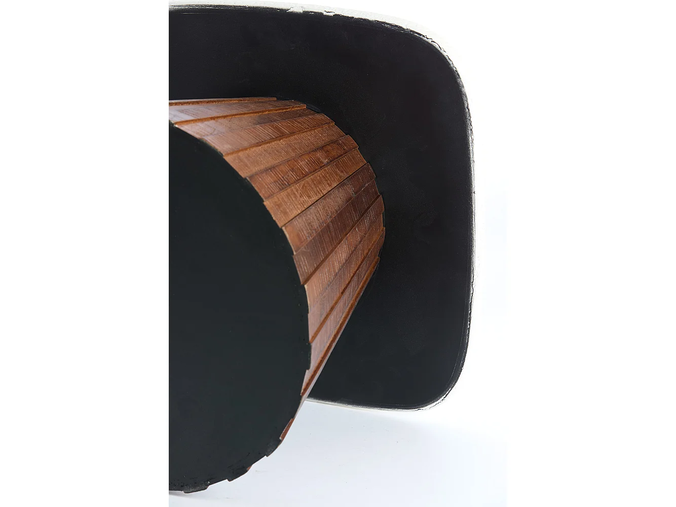 Table d'appoint OKATO - Ø45x35cm - Blanc