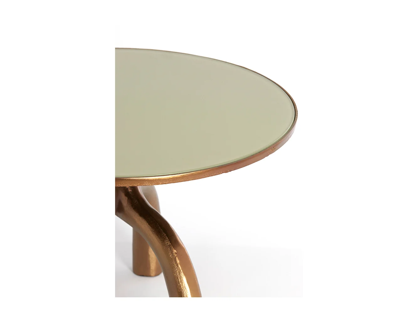 Table basse MELLO - Ø65x44cm - Marron