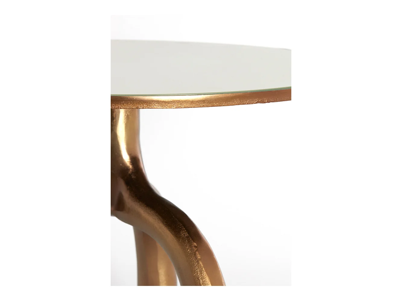 Table basse MELLO - Ø65x44cm - Marron