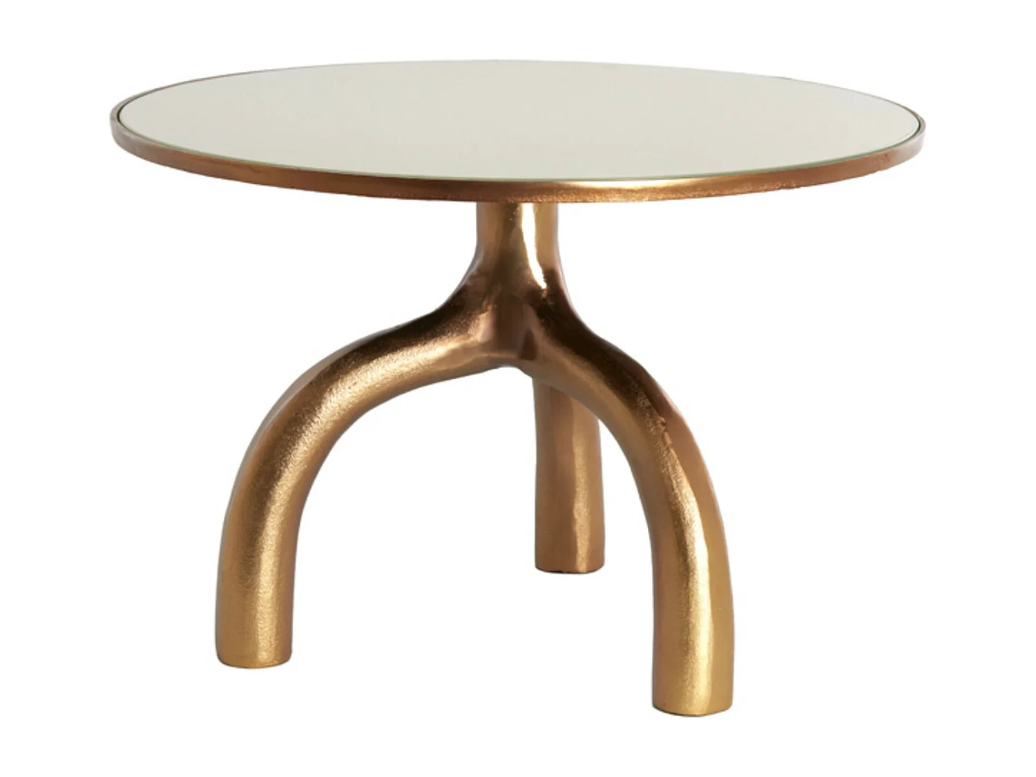 Salontafel MELLO - Ø65x44cm - Bruin