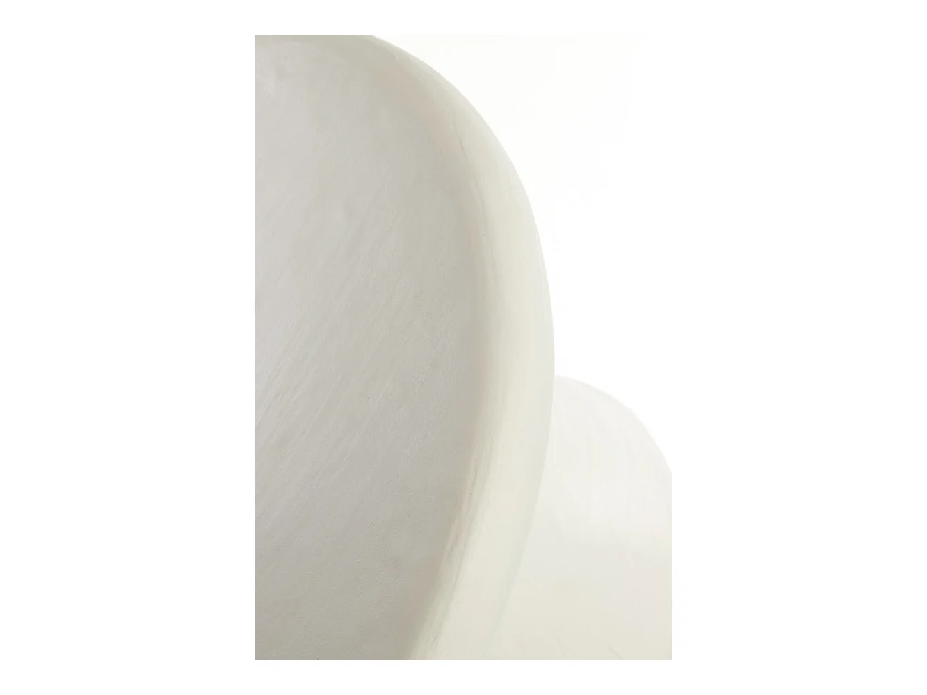 Table basse KULONA - Ø70x38cm - Blanc