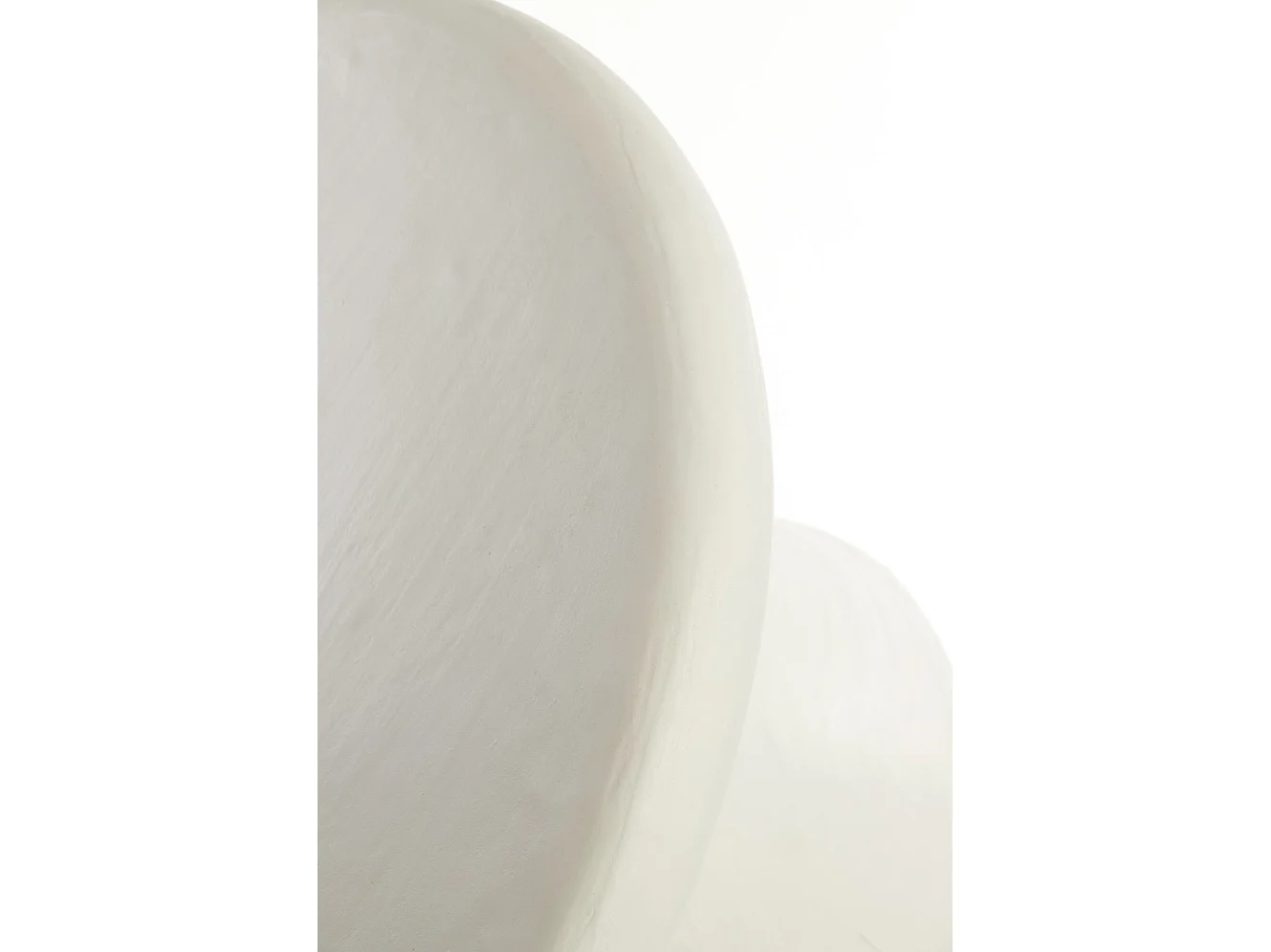 Table basse KULONA - Ø70x38cm - Blanc