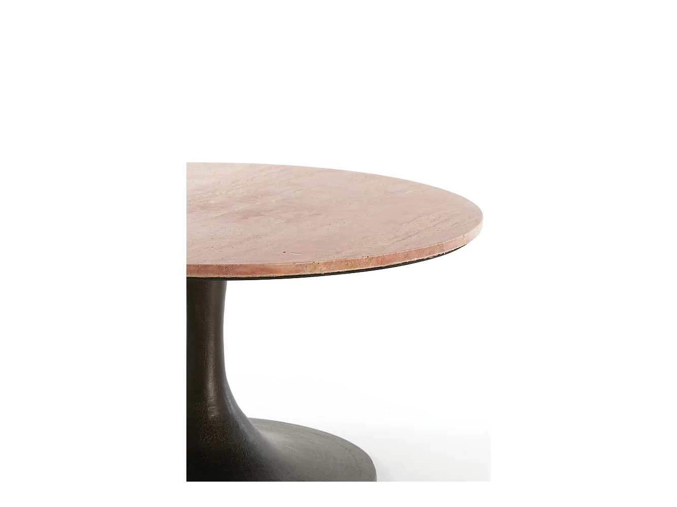 Table d'appoint DOLIN - Ø75x38cm - Rouge
