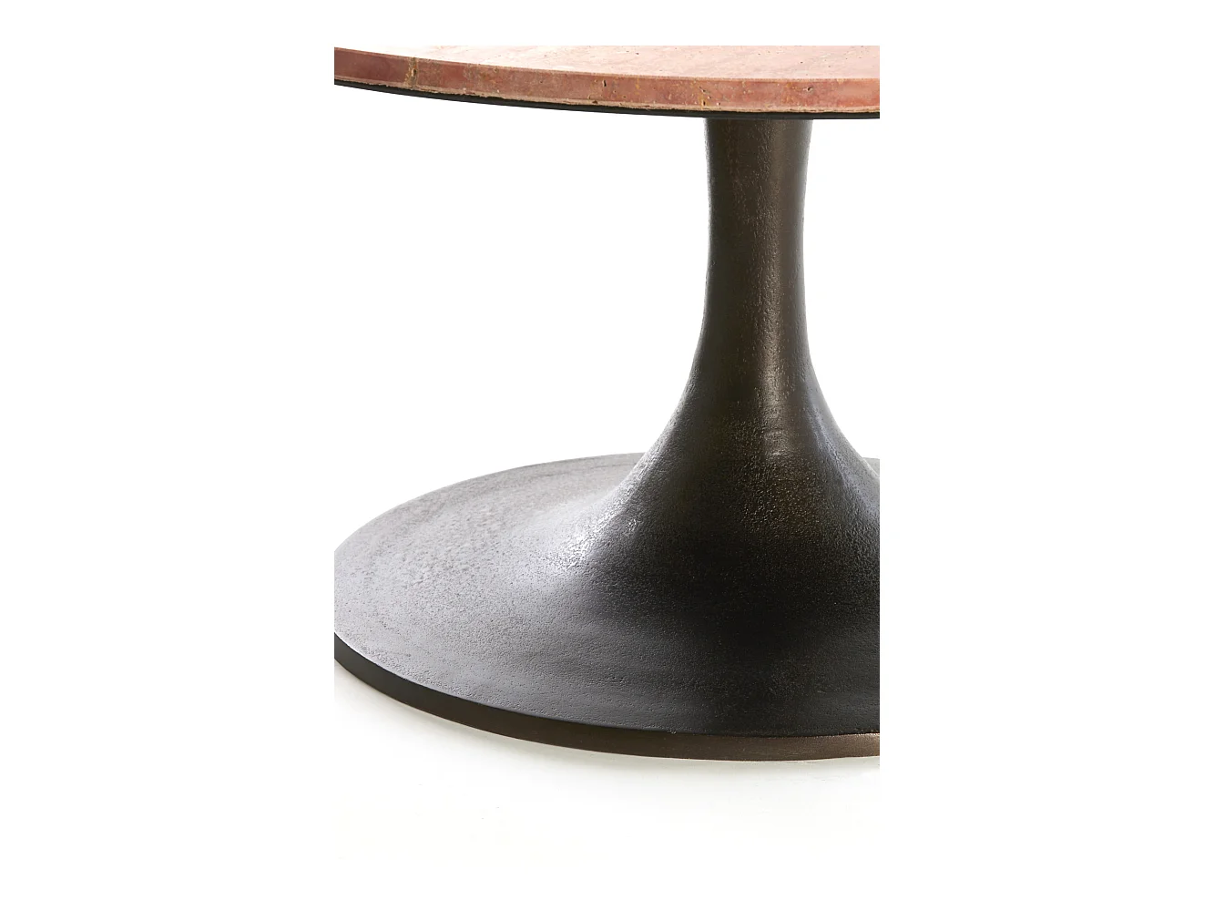 Table d'appoint DOLIN - Ø75x38cm - Rouge