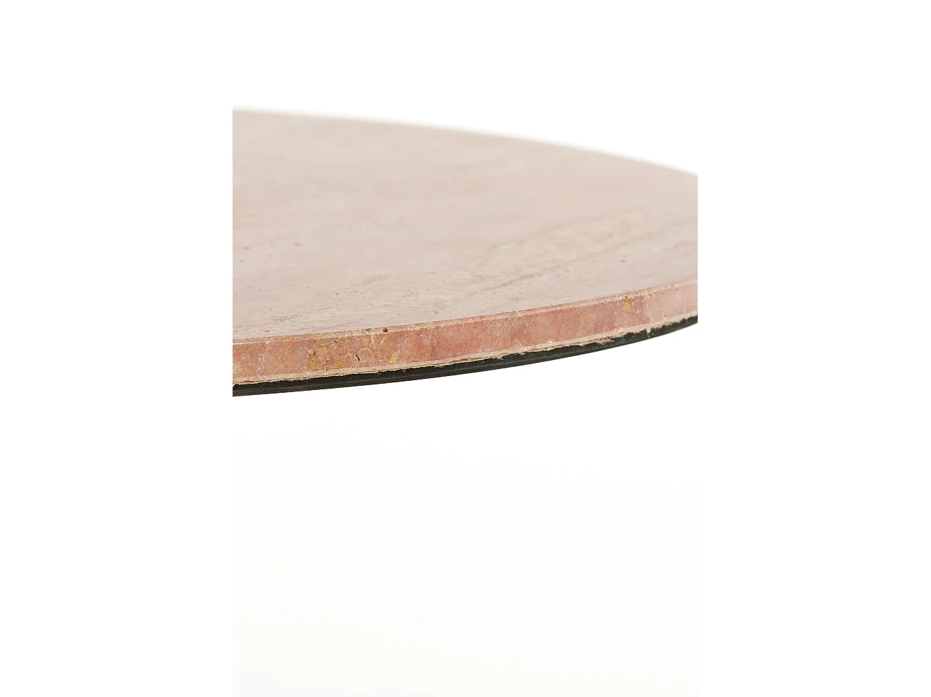 Bijzettafel DOLIN - Ø75x38cm - Rood