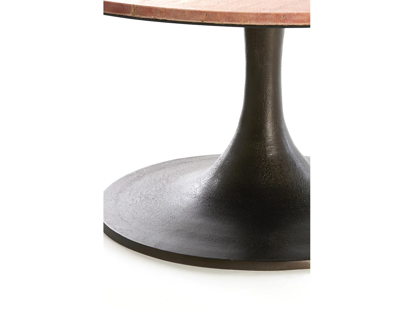 Bijzettafel DOLIN - Ø75x38cm - Rood