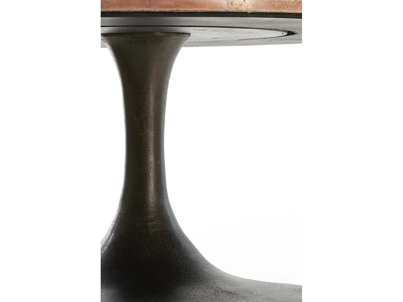 Bijzettafel DOLIN - Ø75x38cm - Rood