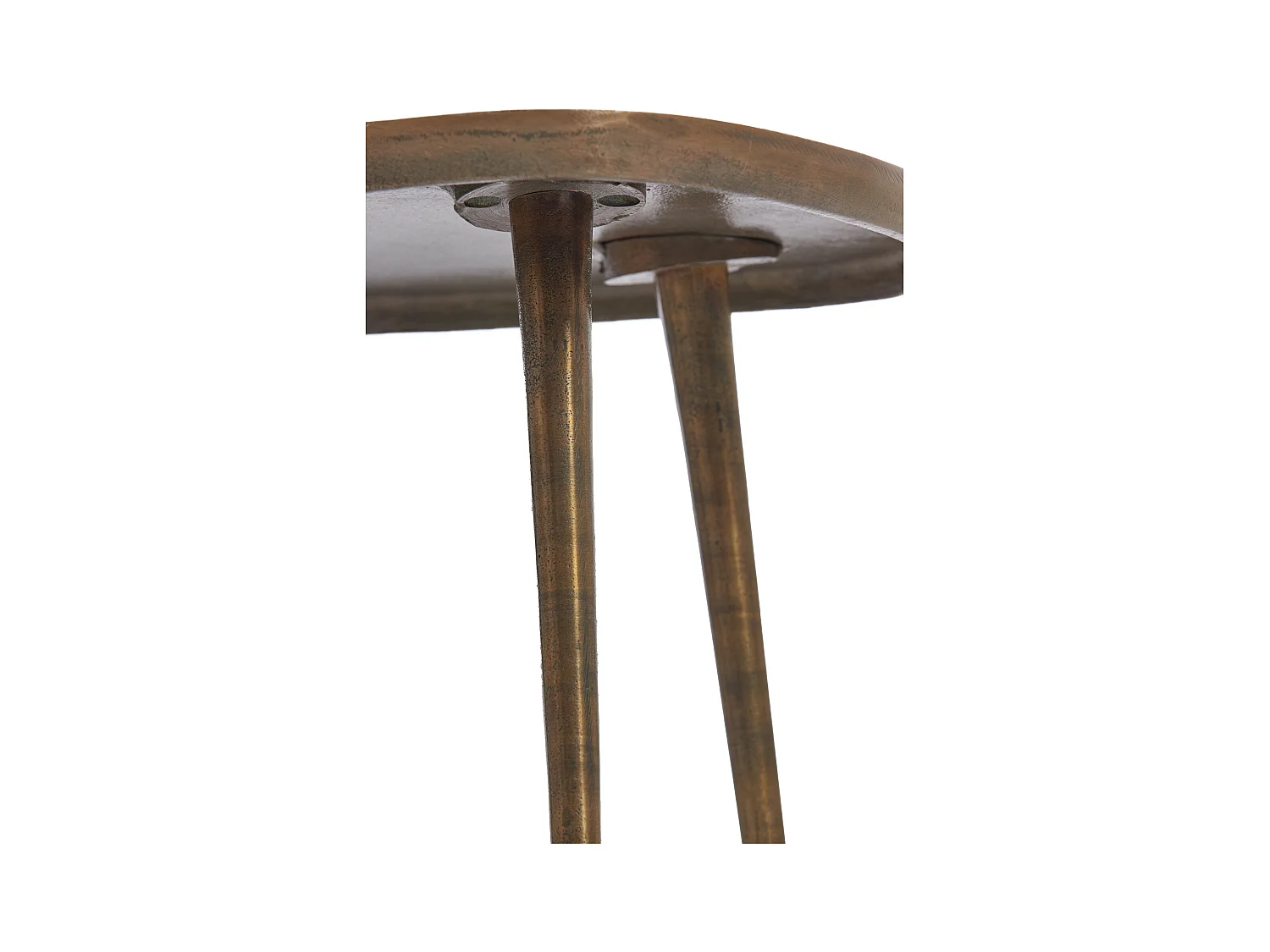 Table d'appoint PUNO - 48x32x37cm - Bronze
