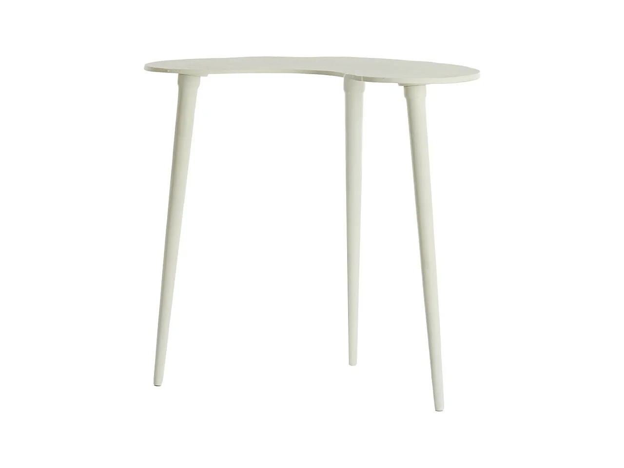 Table d'appoint LINOS - 53x30x48cm - Blanc