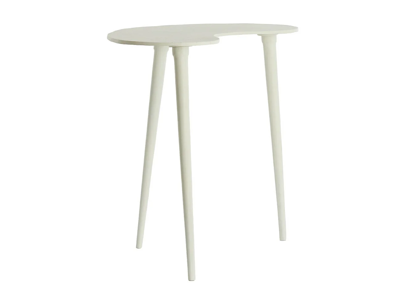 Table d'appoint LINOS - 53x30x48cm - Blanc