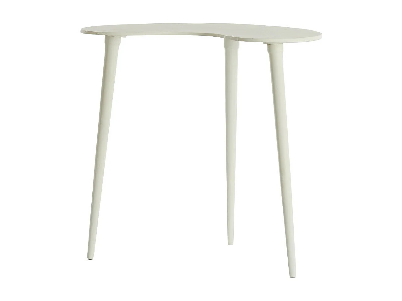 Table d'appoint LINOS - 53x30x48cm - Blanc