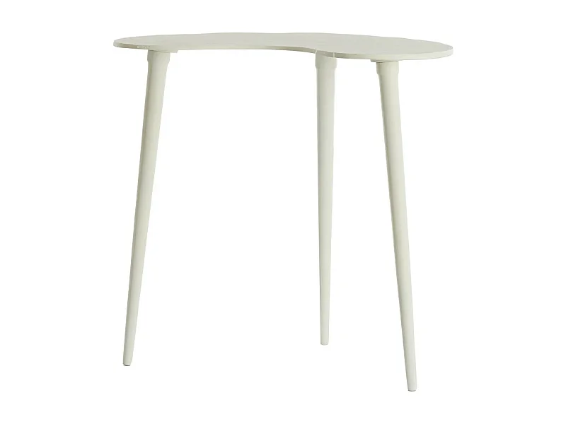Table d'appoint LINOS - 53x30x48cm - Blanc