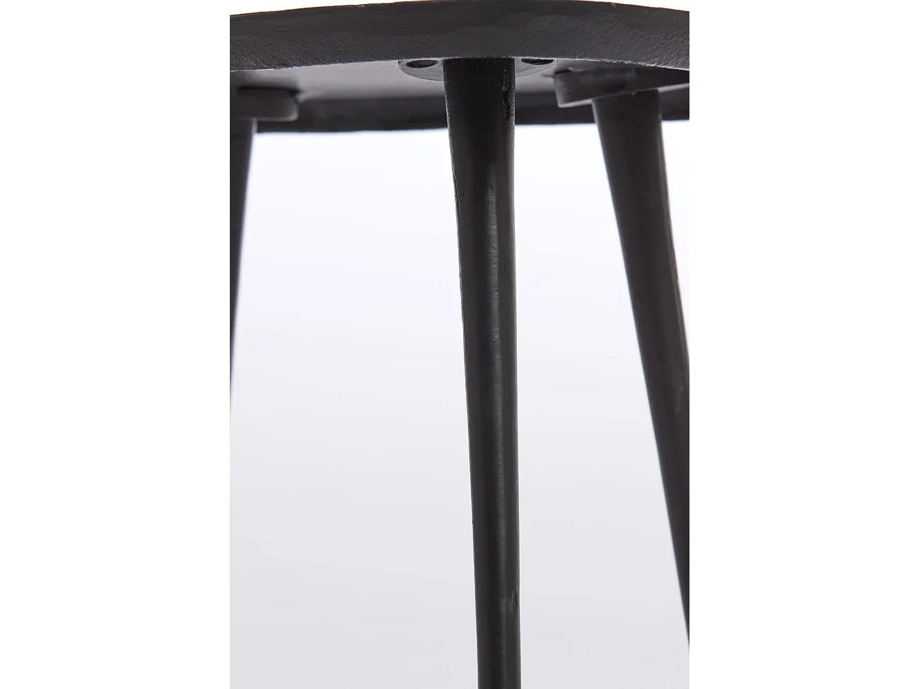 Table d'appoint PUNO - 56x44x44cm - Noir