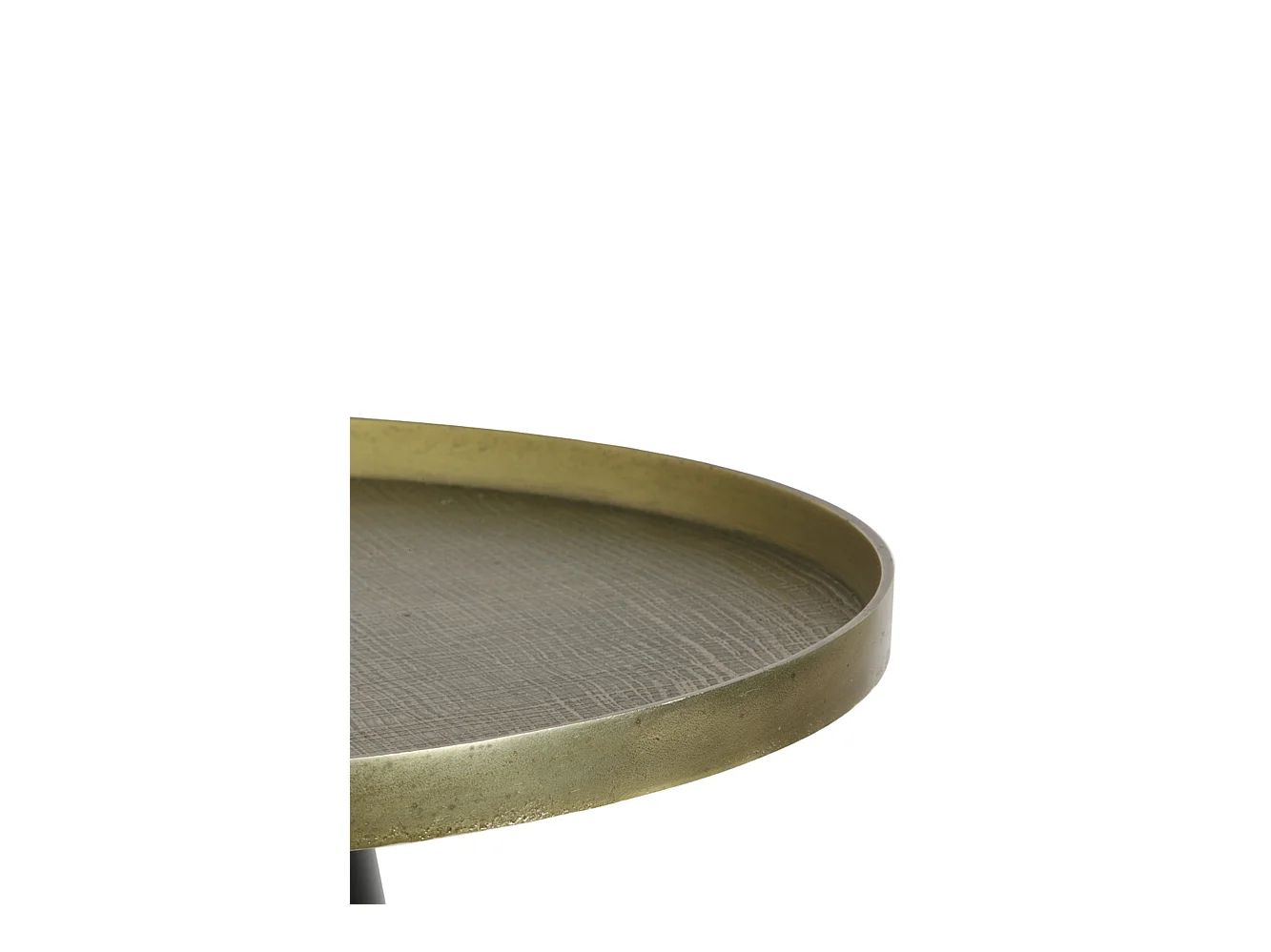 Mesa de centro POPETA - Ø60x44cm - Bronce