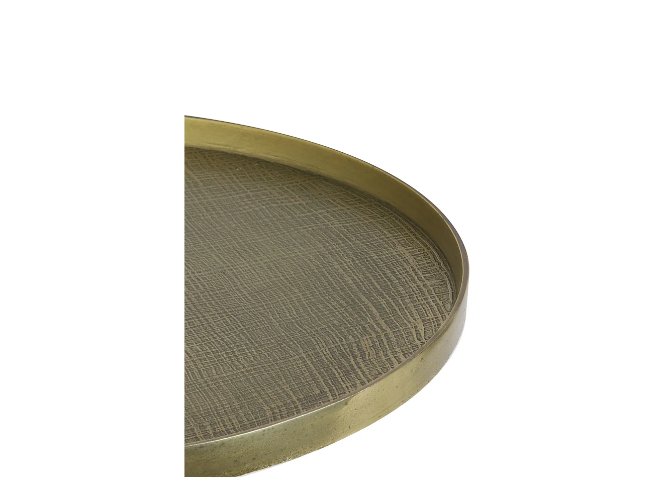 Mesa de centro POPETA - Ø60x44cm - Bronce