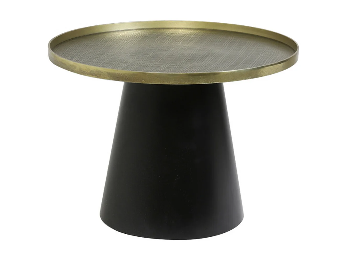 Table basse POPETA - Ø60x44cm - Bronze