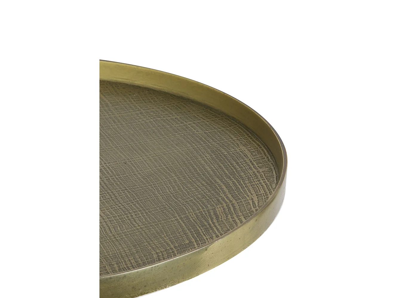 Table basse POPETA - Ø60x44cm - Bronze