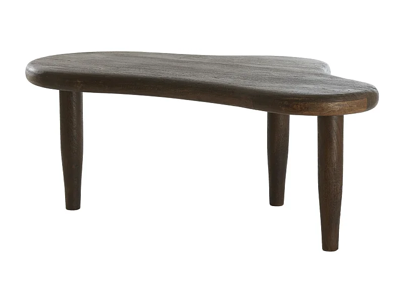 Table basse CANZO - 102x64x42cm - Marron
