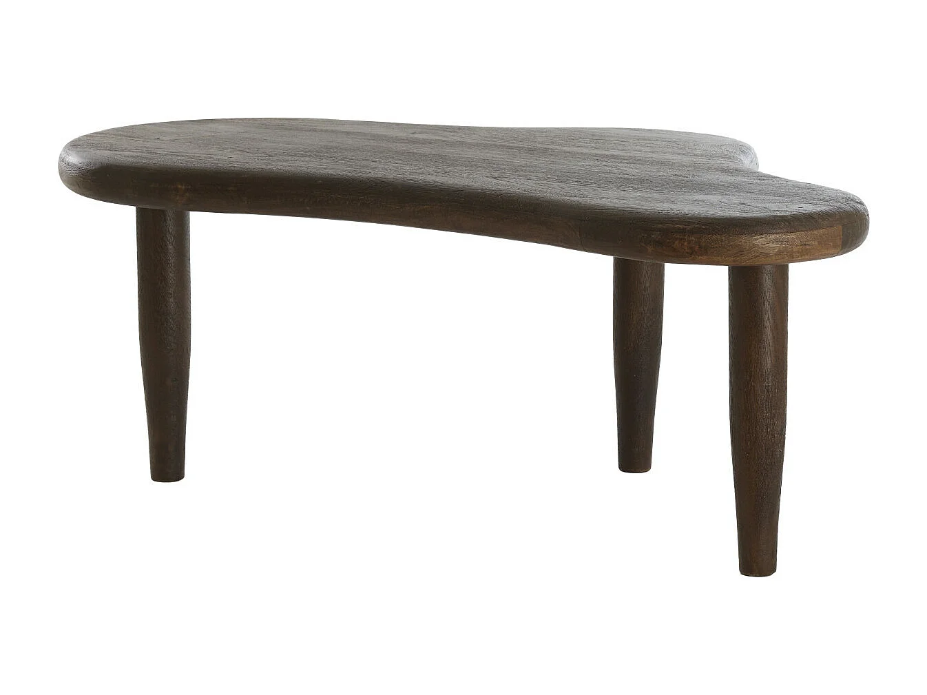 Table basse CANZO - 102x64x42cm - Marron