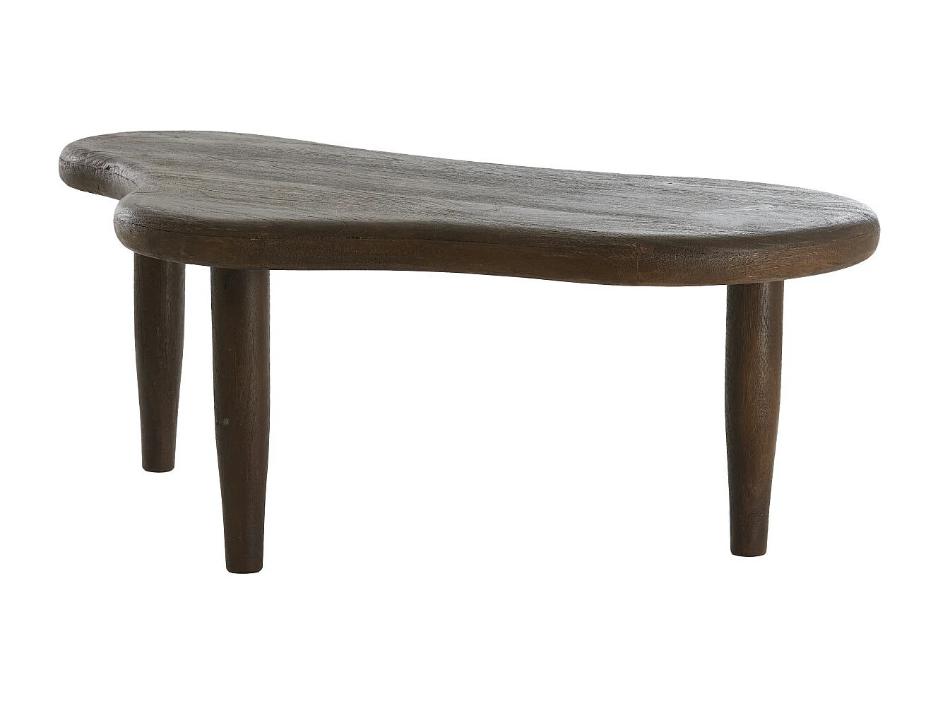 Table basse CANZO - 102x64x42cm - Marron