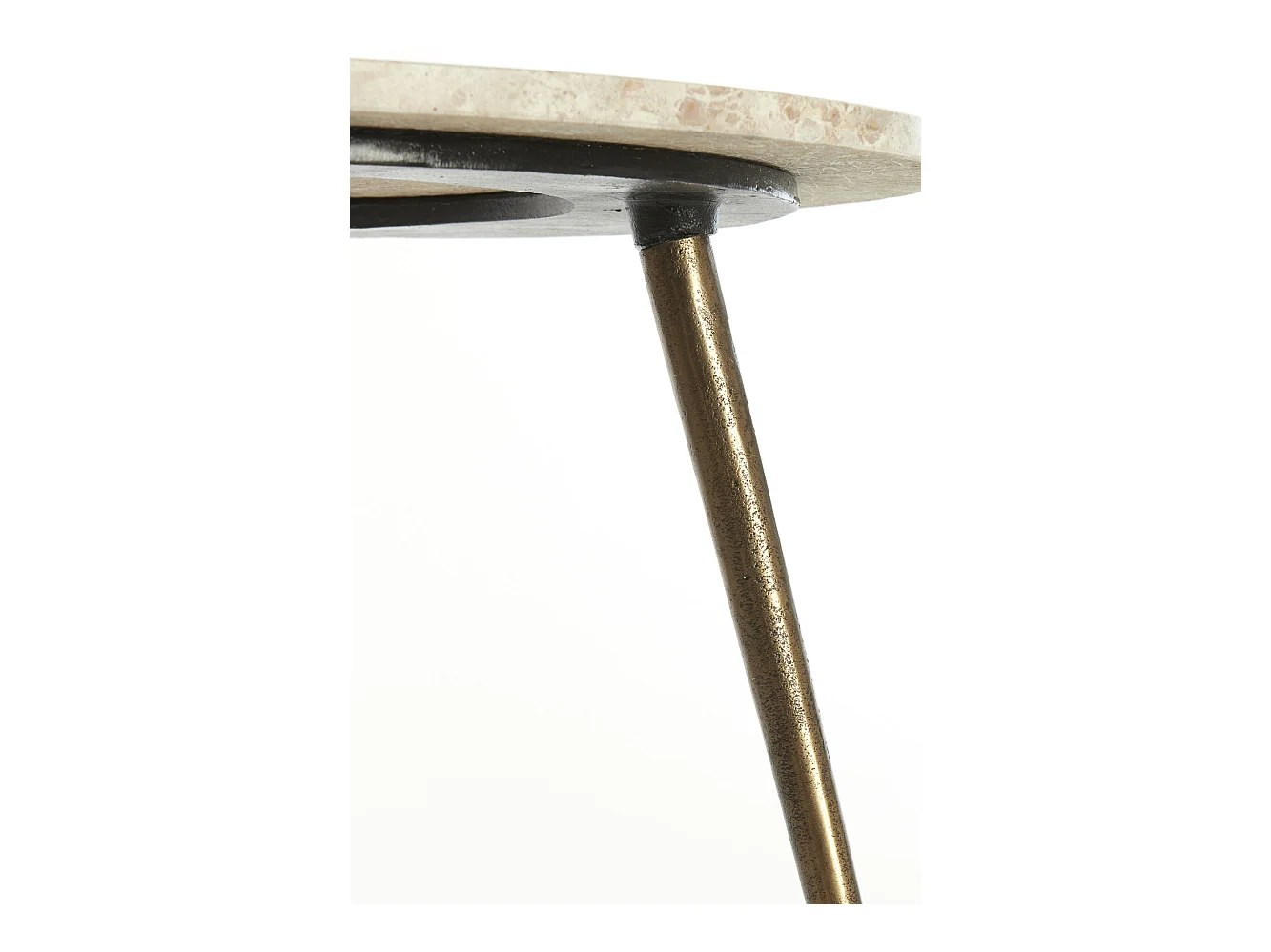 Table d'appoint ZECA - Ø59x41cm - Gris