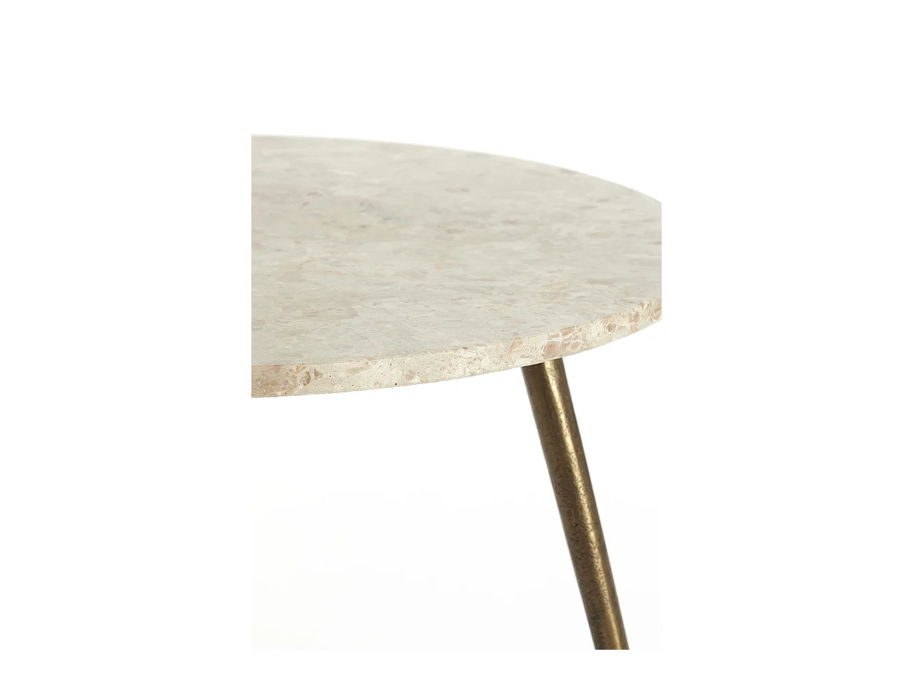 Table d'appoint ZECA - Ø59x41cm - Gris