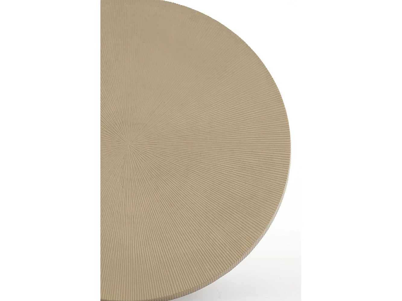 Table basse TIGRAN - Ø59x35,5cm - Marron