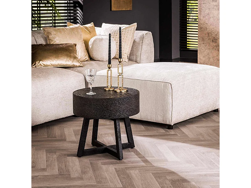 Couchtisch D50 Bulky Ferro - Ferro Metallic