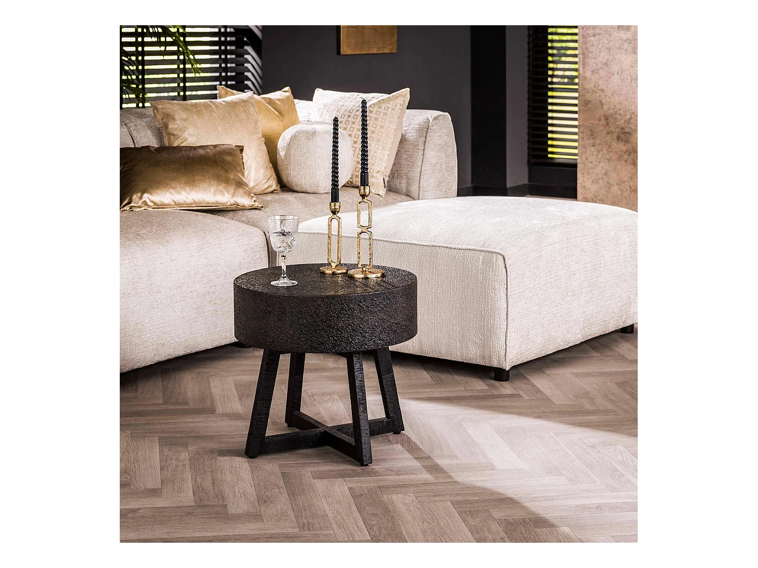 Table basse D50 Bulky Ferro - Ferro Métallisé