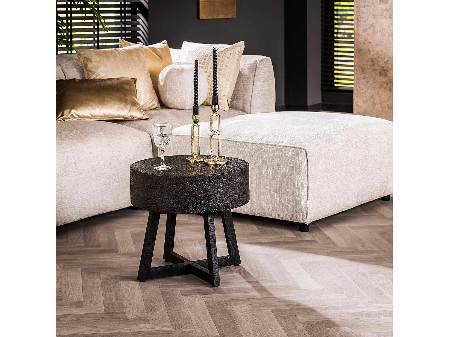 Salontafel D50 Bulky Ferro - Ferro Metallic