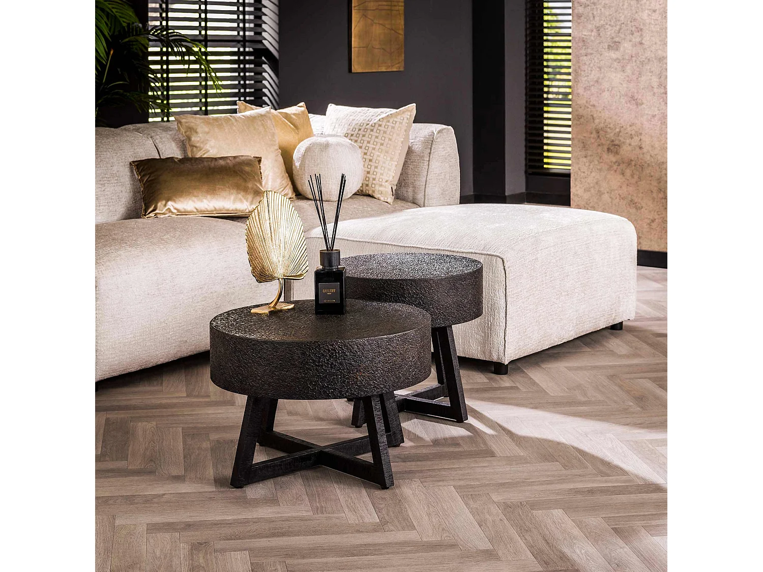 Salontafel D50 Bulky Ferro - Ferro Metallic