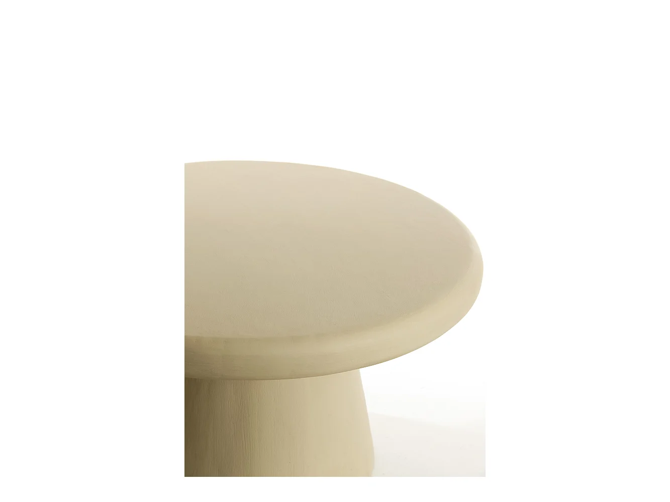 Table basse KULONA - Ø70x38cm - Marron