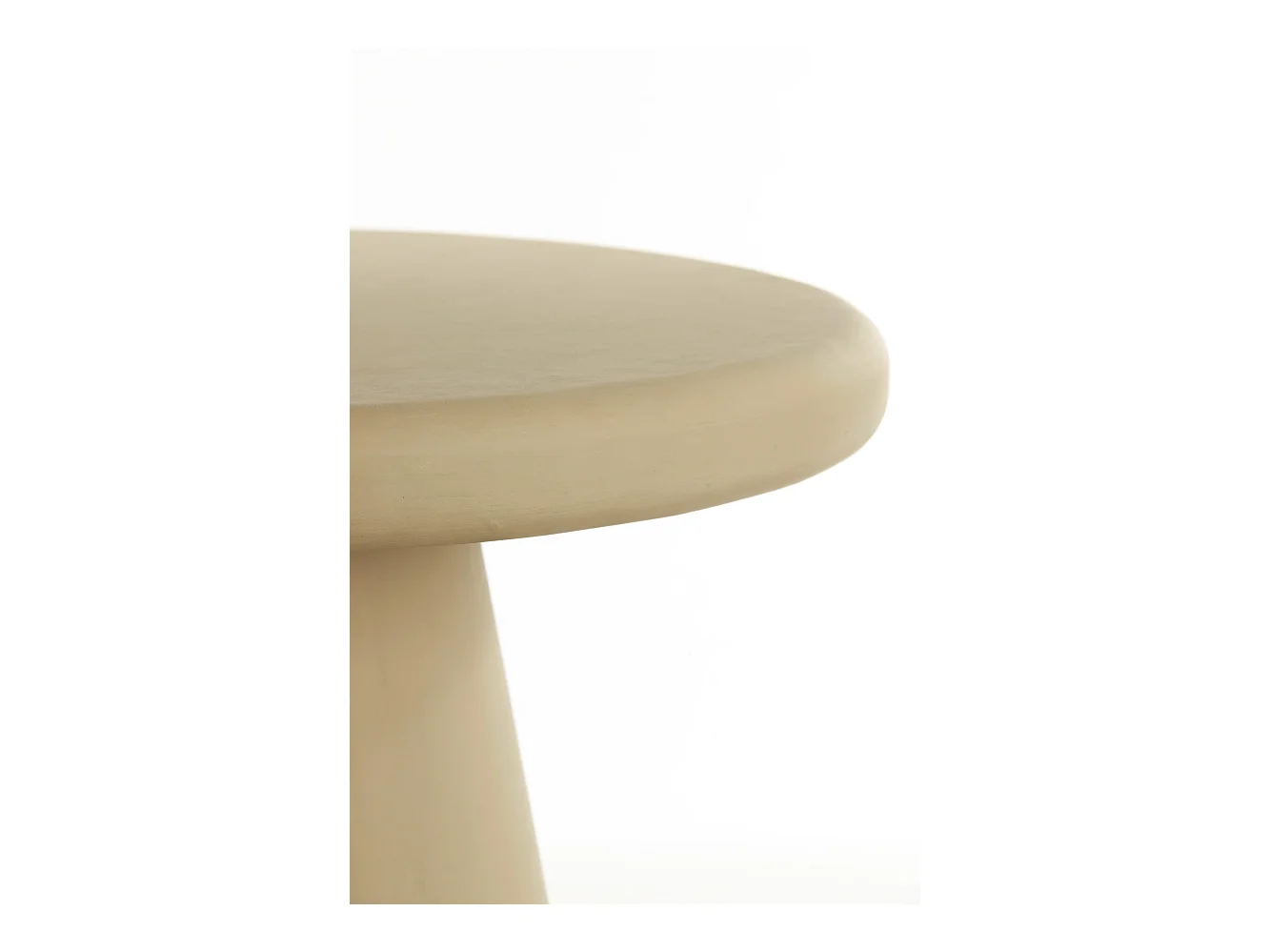 Table basse KULONA - Ø70x38cm - Marron