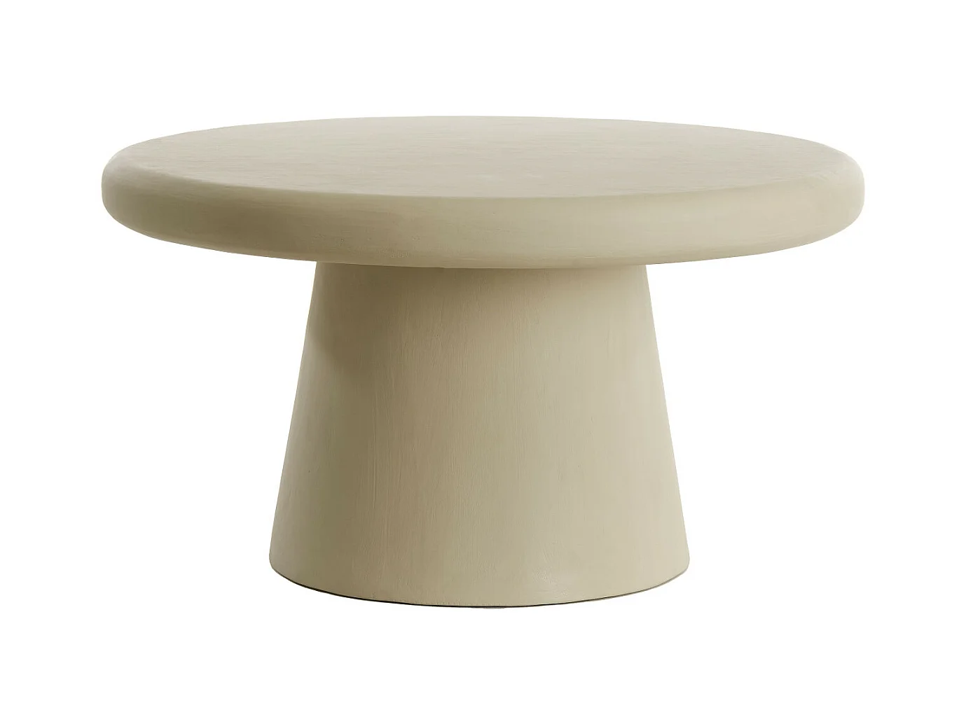Couchtisch KULONA - Ø70x38cm - Braun