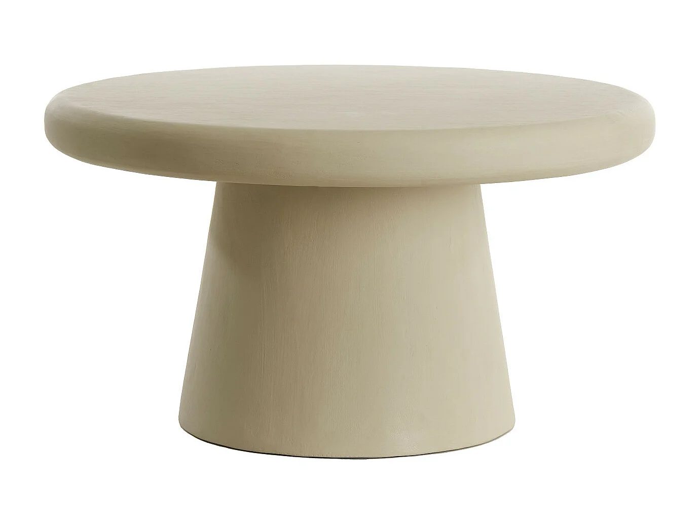 Table basse KULONA - Ø70x38cm - Marron