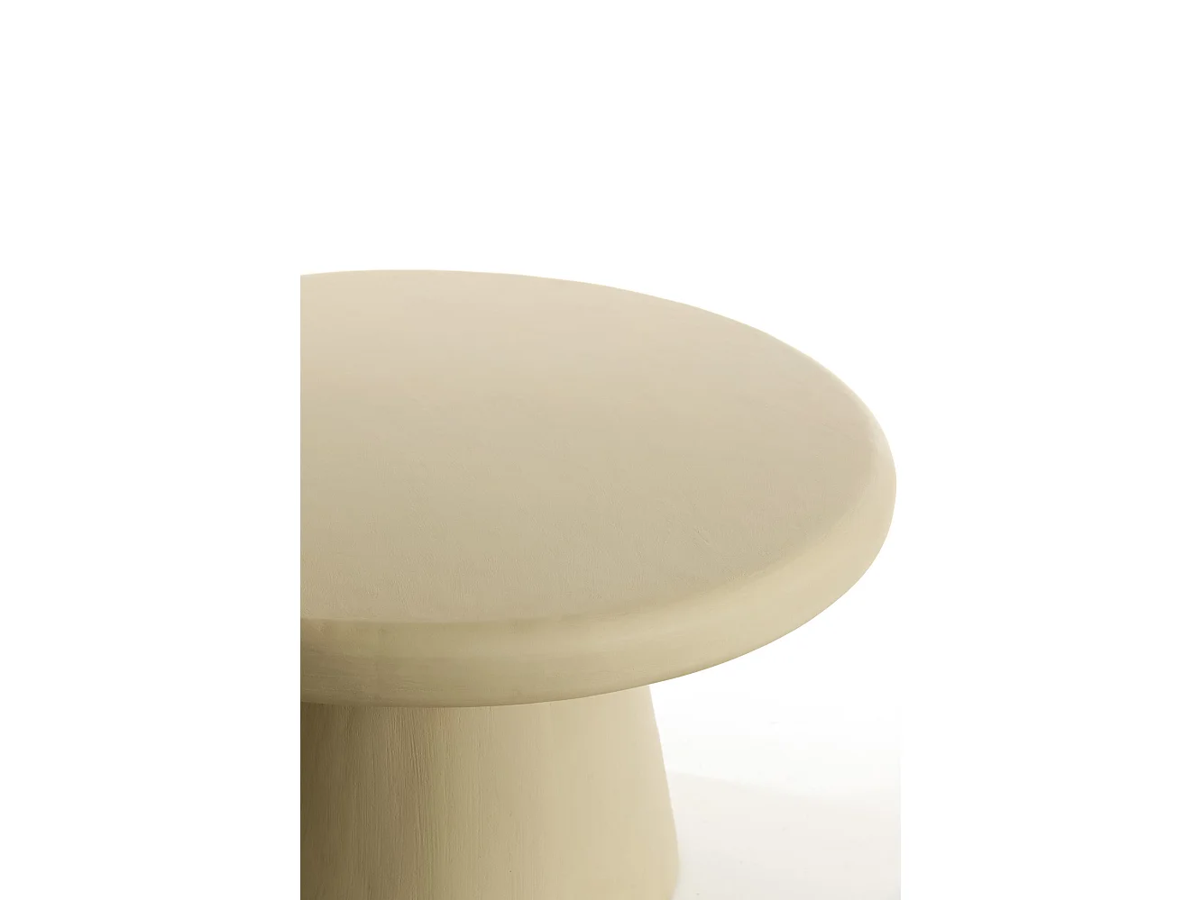 Table basse KULONA - Ø70x38cm - Marron