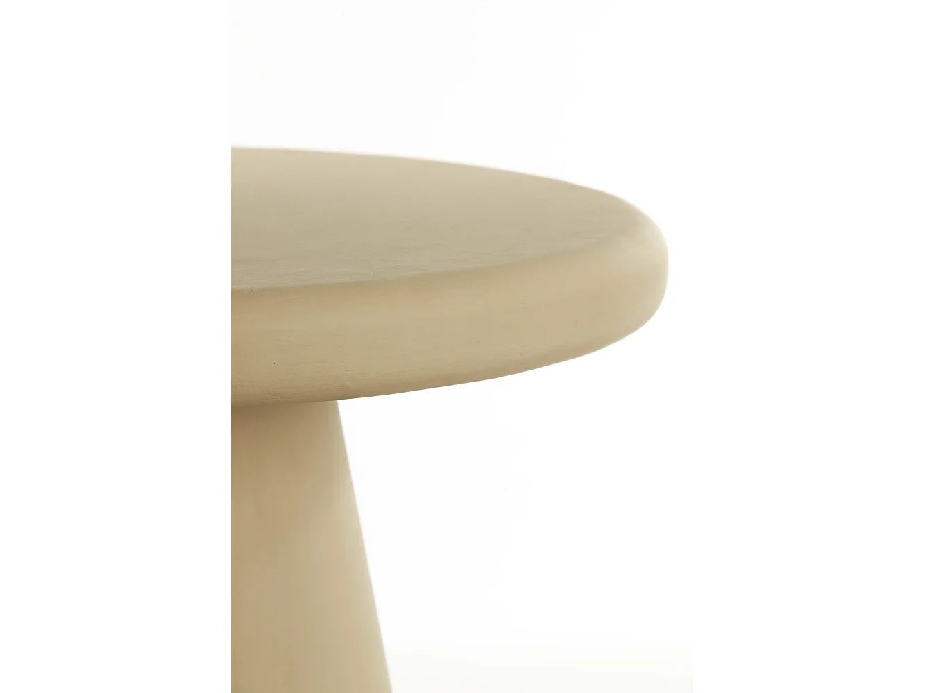 Table basse KULONA - Ø70x38cm - Marron