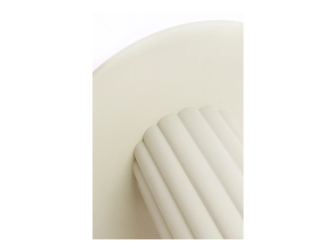 Table d'appoint ROSARIO - Ø91,5x60,5cm - Blanc