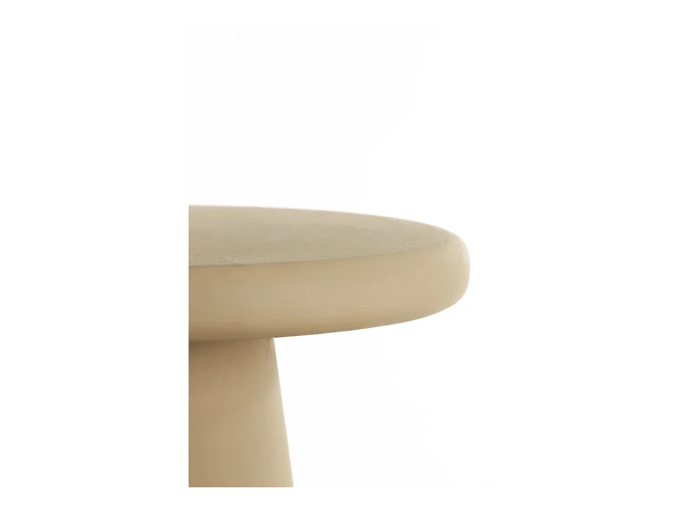 Table basse KULONA - Ø60x45cm - Marron