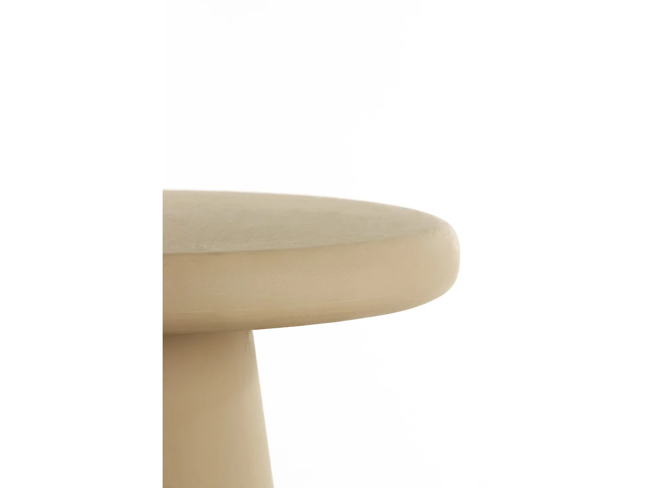 Table basse KULONA - Ø60x45cm - Marron