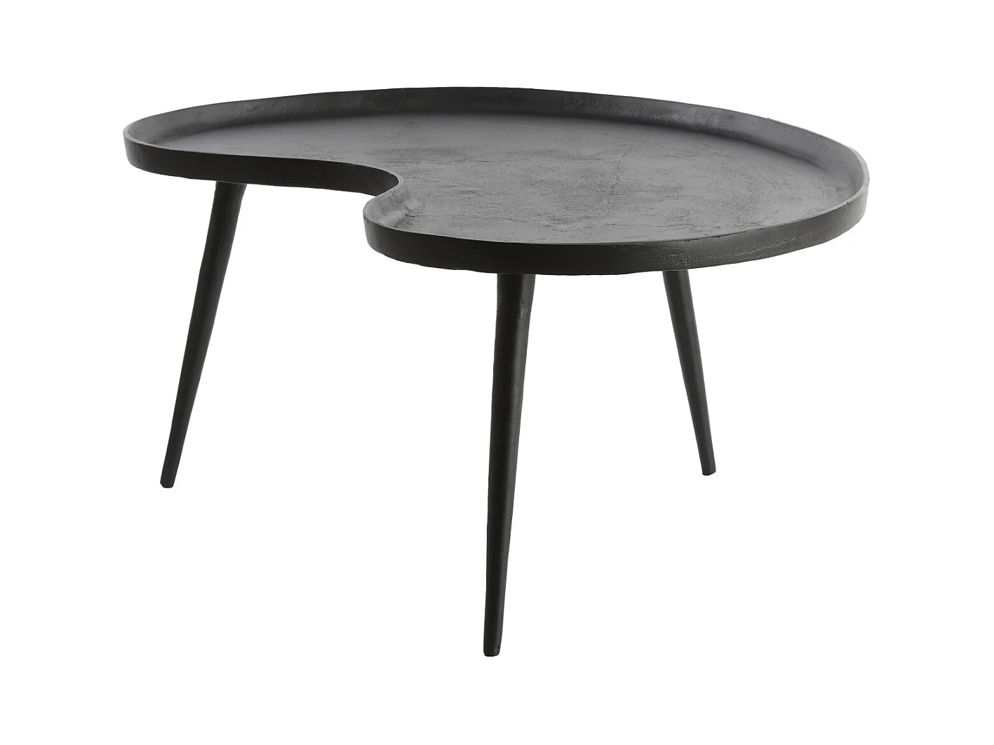 Table d'appoint LIENZ - 80x60x36cm - Noir